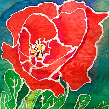 Silk painting