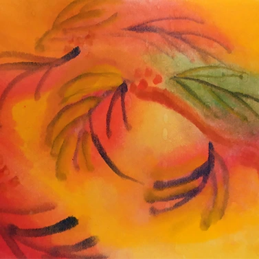 Wet-on-wet watercolour